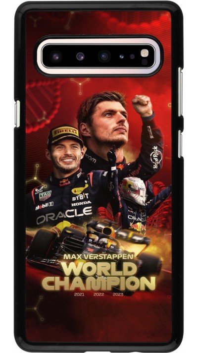 Coque Samsung Galaxy S10 5G - Max Verstappen Champion 2023