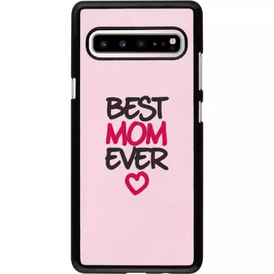 Coque Samsung Galaxy S10 5G - Mom 2023 best Mom ever pink