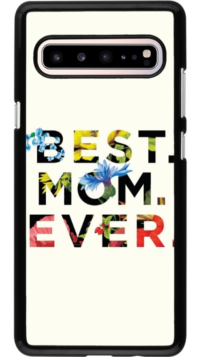 Samsung Galaxy S10 5G Case Hülle - Mom 2023 best Mom ever flowers