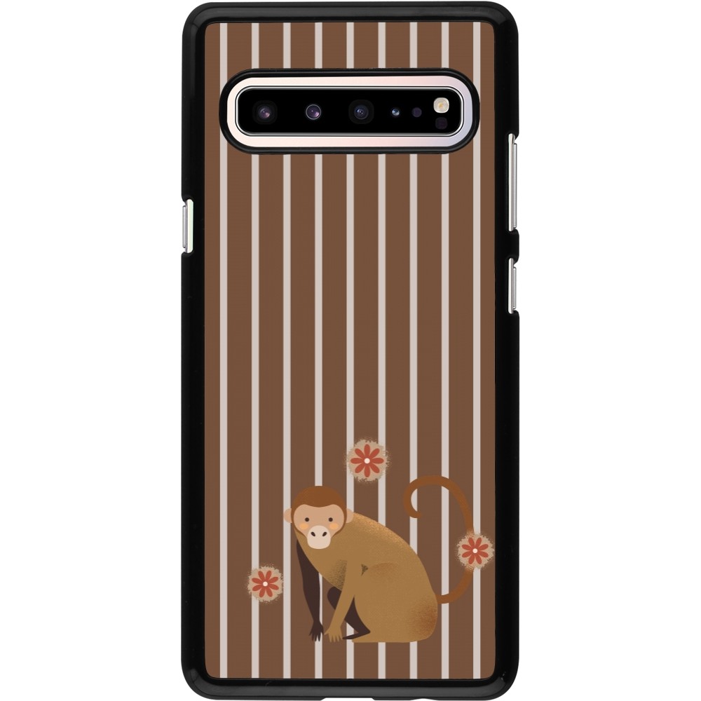 Coque Samsung Galaxy S10 5G - Monkey with stripes