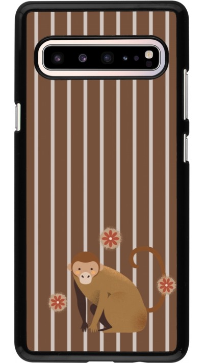Coque Samsung Galaxy S10 5G - Monkey with stripes