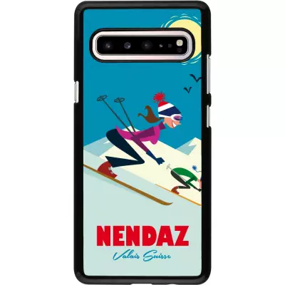 Coque Samsung Galaxy S10 5G - Nendaz Ski Downhill