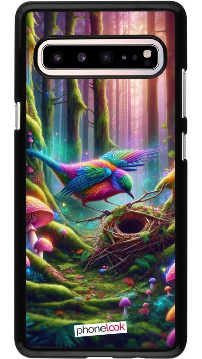Coque Samsung Galaxy S10 5G - Oiseau Nid Forêt