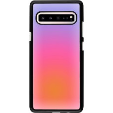 Samsung Galaxy S10 5G Case Hülle - Orange Pink Blue Gradient
