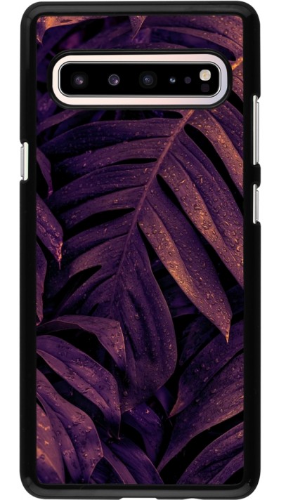 Coque Samsung Galaxy S10 5G - Purple Light Leaves