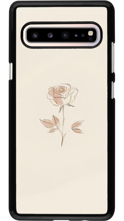 Samsung Galaxy S10 5G Case Hülle - Rosa Sand Minimalistisch