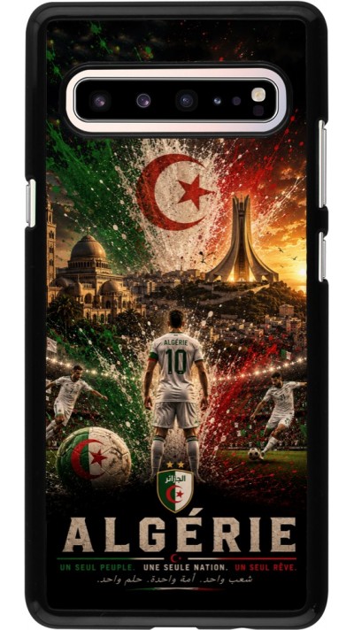 Coque Samsung Galaxy S10 5G - Football Algérie splash 2026