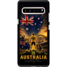 Coque Samsung Galaxy S10 5G - Football Australie splash 2026