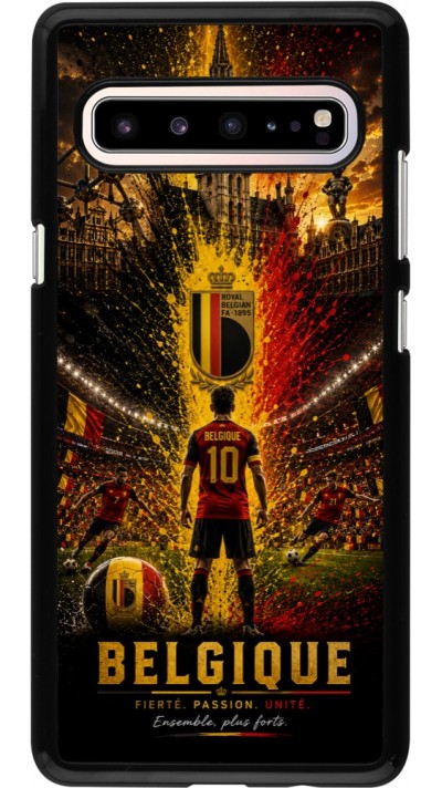 Coque Samsung Galaxy S10 5G - Football Belgique splash 2026