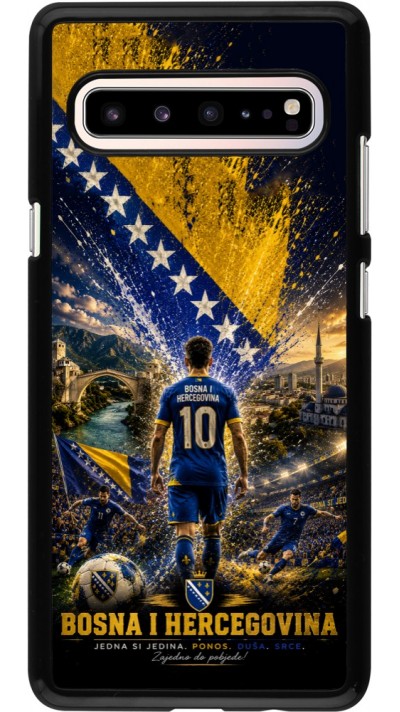 Coque Samsung Galaxy S10 5G - Football Bosnie-Herzégovine splash 2026