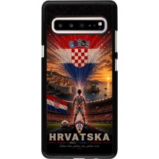 Coque Samsung Galaxy S10 5G - Football Croatie splash 2026