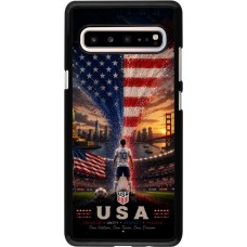 Coque Samsung Galaxy S10 5G - Football États-Unis splash 2026