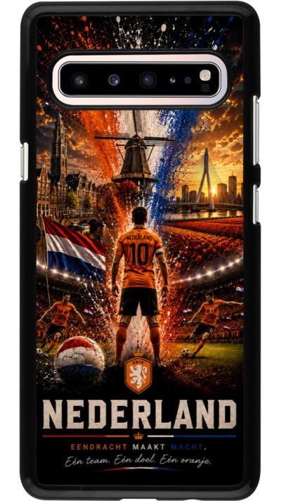 Coque Samsung Galaxy S10 5G - Football Pays-Bas splash 2026