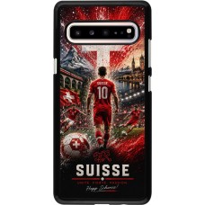 Coque Samsung Galaxy S10 5G - Football Suisse splash 2026
