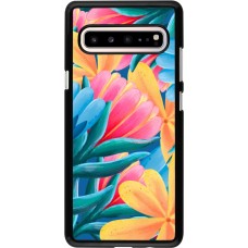 Samsung Galaxy S10 5G Case Hülle - Spring 23 colorful flowers