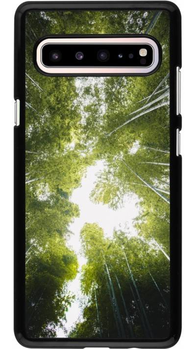 Samsung Galaxy S10 5G Case Hülle - Spring 23 forest blue sky