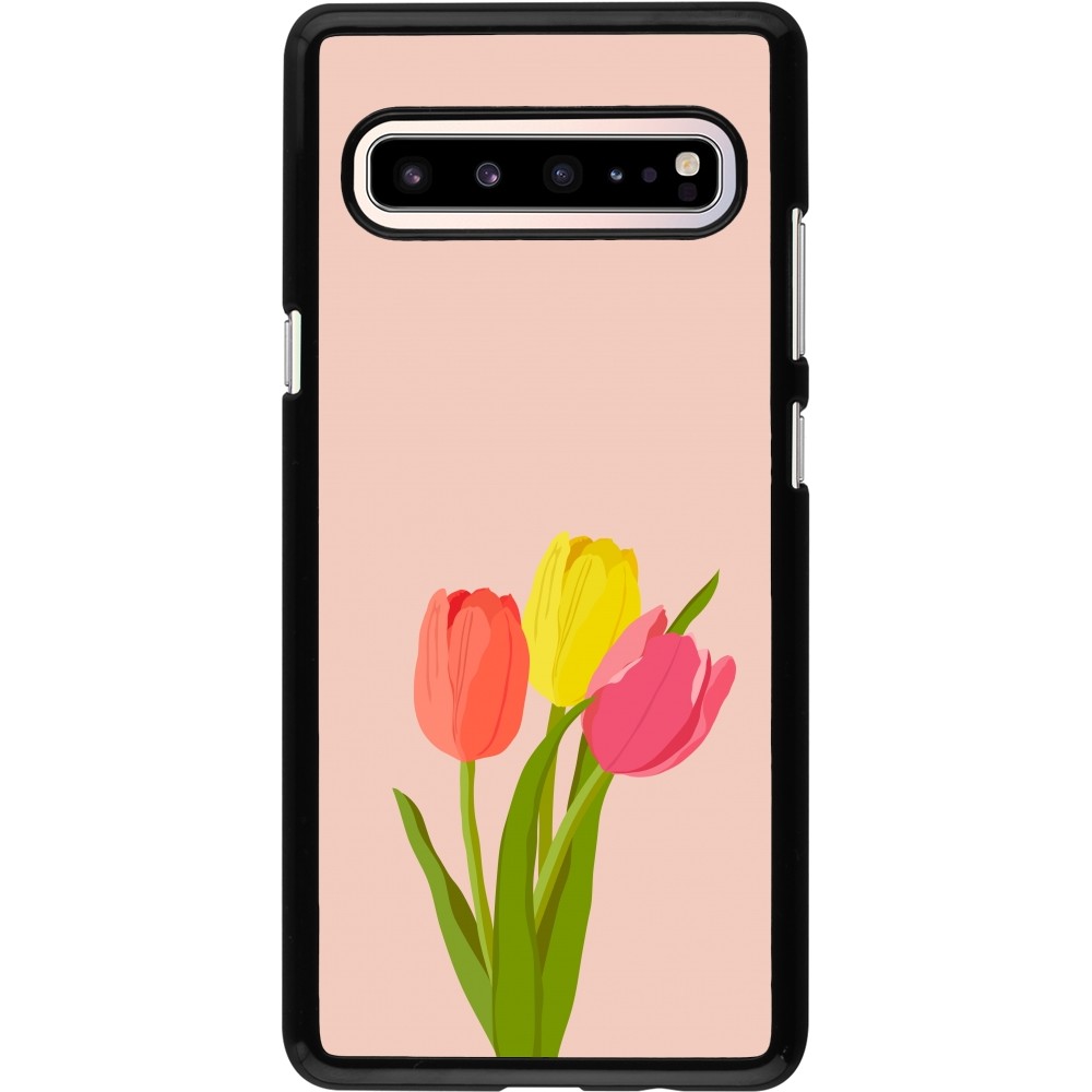 Samsung Galaxy S10 5G Case Hülle - Spring 23 tulip trio