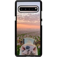 Coque Samsung Galaxy S10 5G - Cow with tulips 2026