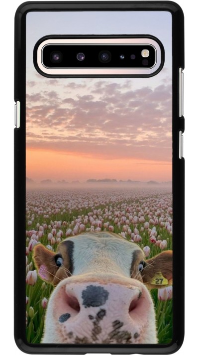 Coque Samsung Galaxy S10 5G - Cow with tulips 2026