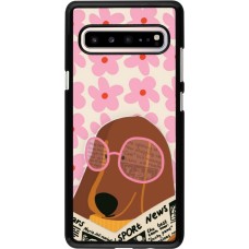 Coque Samsung Galaxy S10 5G - Dog with newspaper 2026