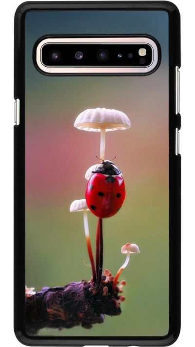 Coque Samsung Galaxy S10 5G - Ladybird on a mushroom 2026
