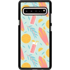 Samsung Galaxy S10 5G Case Hülle - Summer 2025 Pattern citron