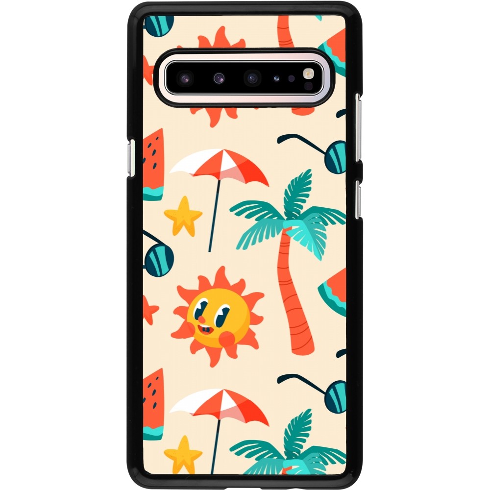 Coque Samsung Galaxy S10 5G - Summer 2025 Pattern soleil