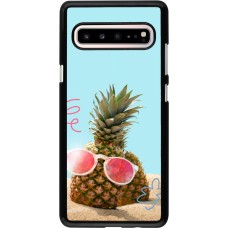 Coque Samsung Galaxy S10 5G - Pineapple with glasses Summer 2026
