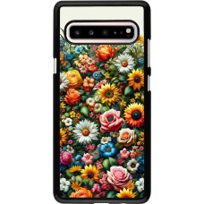 Samsung Galaxy S10 5G Case Hülle - Sommer Blumenmuster