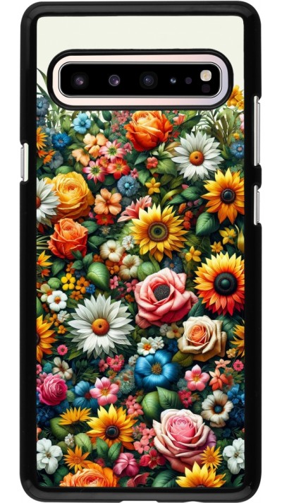 Samsung Galaxy S10 5G Case Hülle - Sommer Blumenmuster