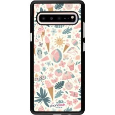 Samsung Galaxy S10 5G Case Hülle - Sommer Pink Muster