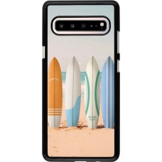 Samsung Galaxy S10 5G Case Hülle - Summer surfboard 2025