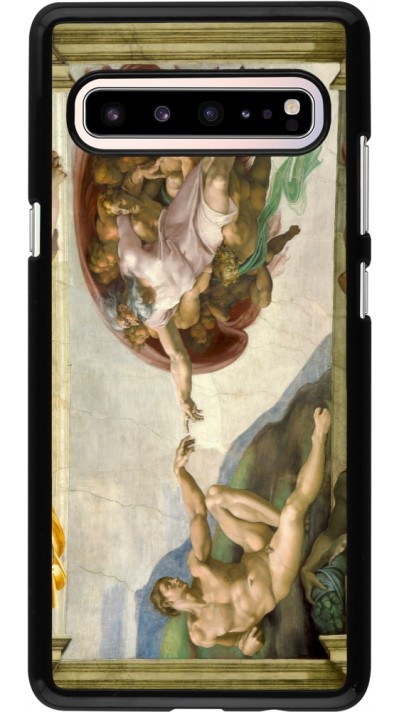 Coque Samsung Galaxy S10 5G - Tableau art - La Création d’Adam - Michel-Ange