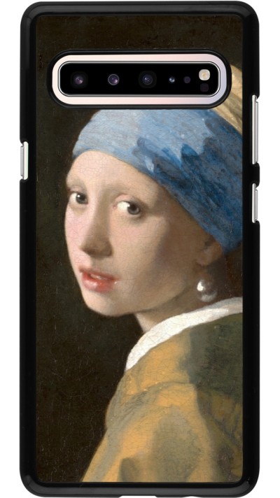 Coque Samsung Galaxy S10 5G - Tableau art - La Jeune fille à la perle - Johannes Vermeer