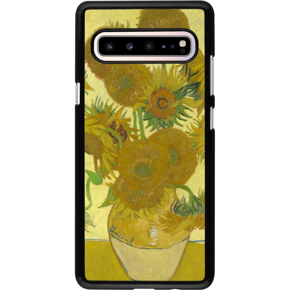 Coque Samsung Galaxy S10 5G - Tableau art - Les Tournesols - Van Gogh