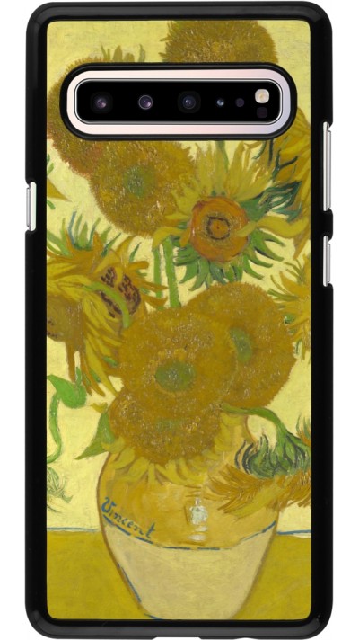 Coque Samsung Galaxy S10 5G - Tableau art - Les Tournesols - Van Gogh