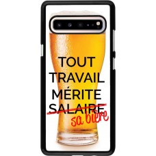 Coque Samsung Galaxy S10 5G - Tout travail mérite sa bière