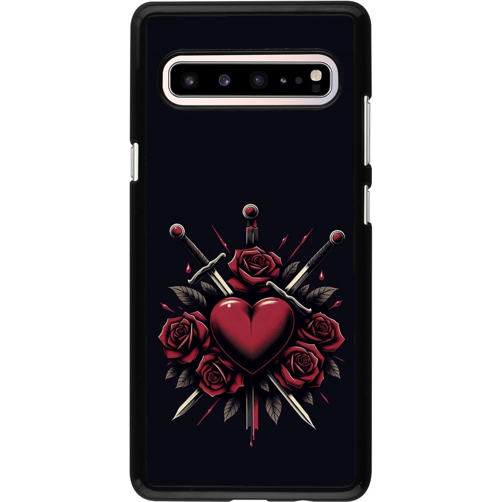 Samsung Galaxy S10 5G Case Hülle - Valentine 2024 gothic love