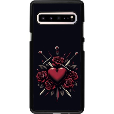 Samsung Galaxy S10 5G Case Hülle - Valentine 2024 gothic love