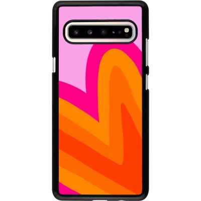 Coque Samsung Galaxy S10 5G - Valentine 2024 heart gradient