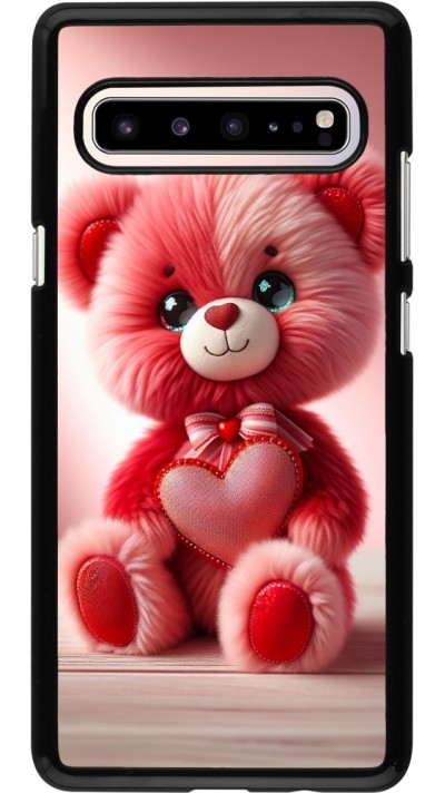 Coque Samsung Galaxy S10 5G - Valentine 2024 Ourson rose