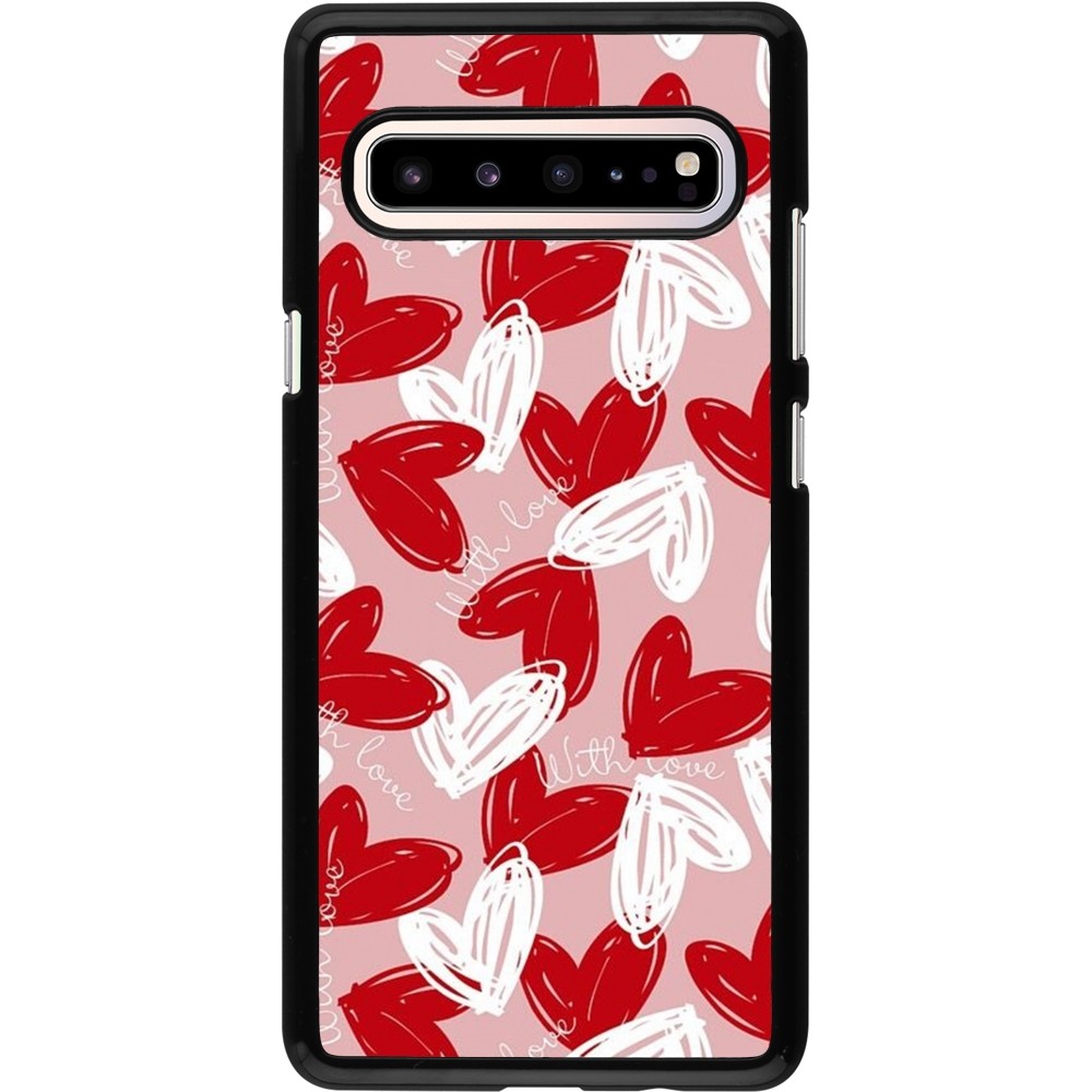 Samsung Galaxy S10 5G Case Hülle - Valentine 2024 with love heart