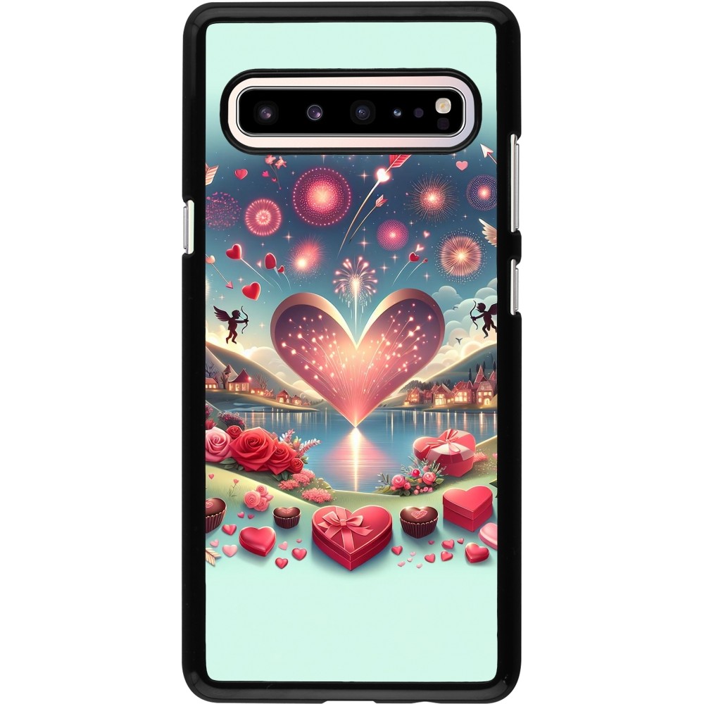 Samsung Galaxy S10 5G Case Hülle - Valentin 2025 Schick