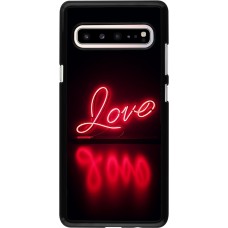 Samsung Galaxy S10 5G Case Hülle - Valentine 2025 Neon Liebe
