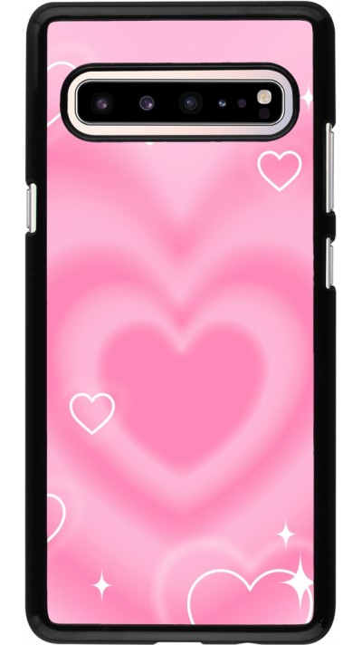 Coque Samsung Galaxy S10 5G - Valentine 2023 degraded pink hearts