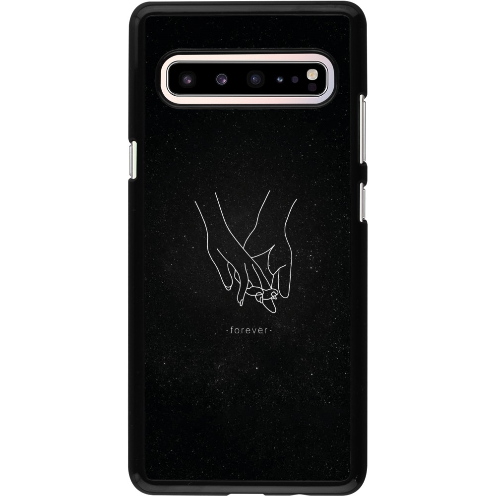 Samsung Galaxy S10 5G Case Hülle - Valentine 2023 hands forever