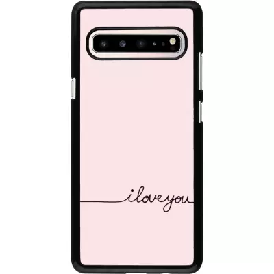 Samsung Galaxy S10 5G Case Hülle - Valentine 2023 i love you writing