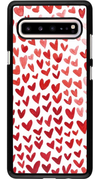 Coque Samsung Galaxy S10 5G - Valentine 2023 multiple red hearts