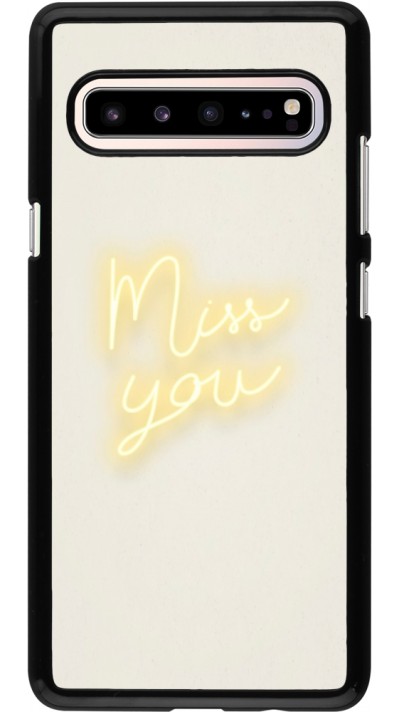 Coque Samsung Galaxy S10 5G - Valentine 2023 neon miss you