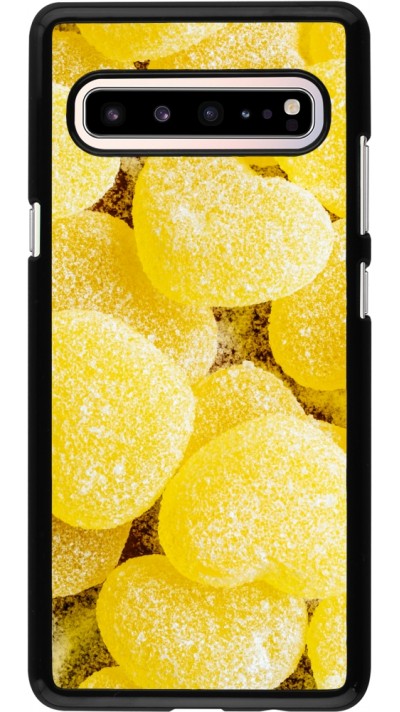 Coque Samsung Galaxy S10 5G - Valentine 2023 sweet yellow hearts